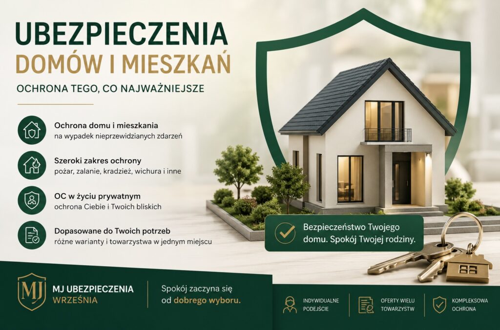 ubezpieczenie domu mieszkania września
